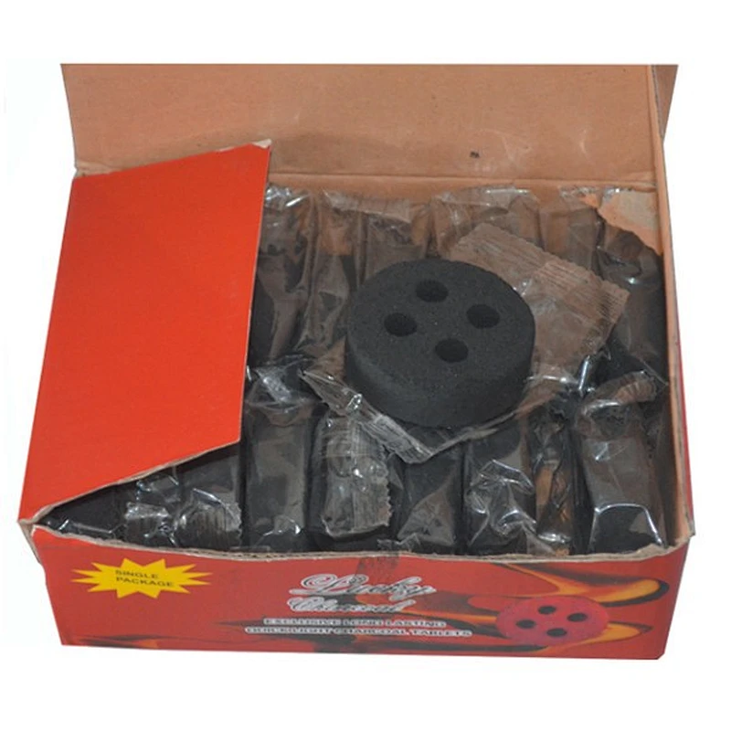HongQiang 2019 Instant Light Incense Round Shisha Charcoal
