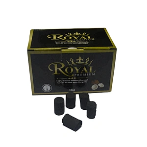 HQHF0025 HongQiang instant coconut hookah shisha hexagonal finger charcoal