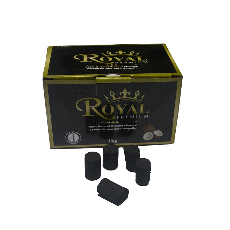HQHF0025 HongQiang instant coconut hookah shisha hexagonal finger charcoal