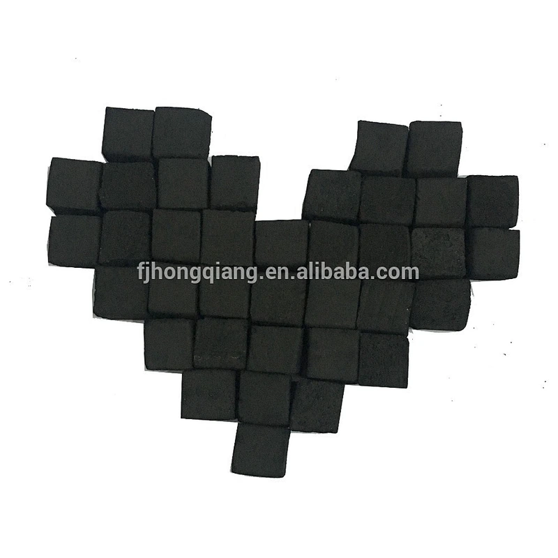 HQHC0025 Hongqiang pure coconut shell hookah cube shisha charcoal fujian exporters100% natural coconut charcoal for shisha
