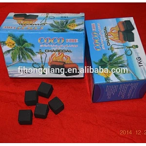 HongQiang wholesale cube coal coconut shell charcoal