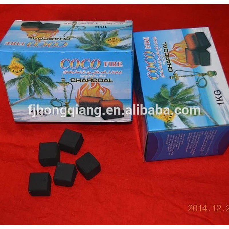 HongQiang wholesale cube coal coconut shell charcoal