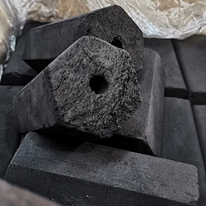 HQBQ0002 Hongqiang Machine Made Coal Compressed Smokeless Bamboo BBQ Charcoal Briquette