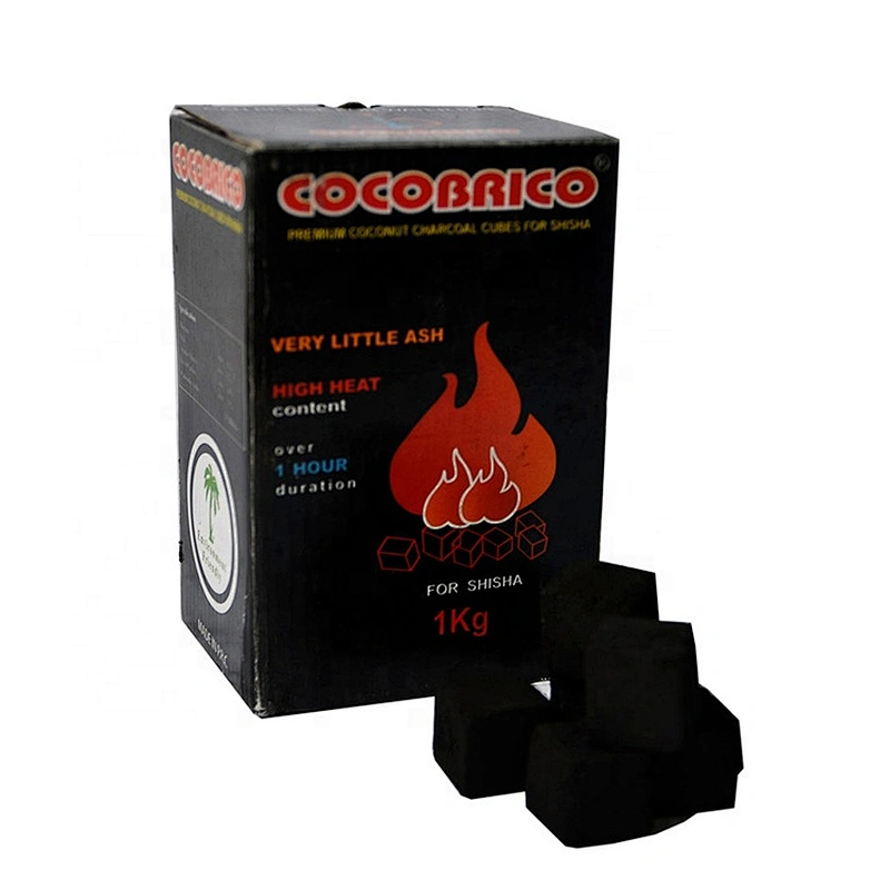 HQHC0025 HongQiang Coconut Shell Shisha Hookah Cube Charcoal Barhook Charcoal