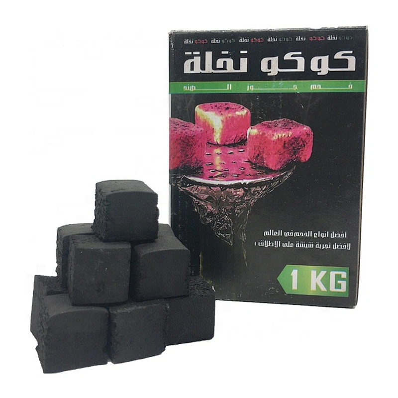 HQHC0025 HongQiang Hot Selling Coconut Shell Cube Charcoal for Shisha Hookah