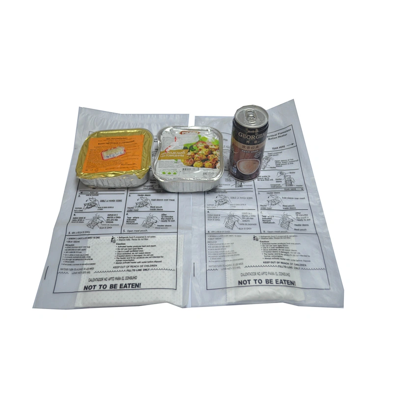 HQF-040 MRE Heater bag Flameless Ration Pack Heating Food for Food Container