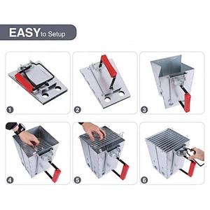 HongQiang Professional design charcoal portable folding barbecue grill