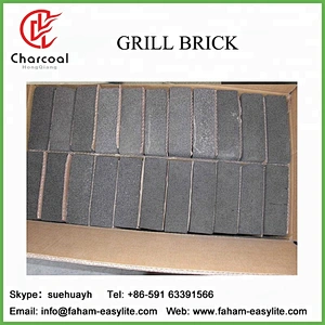 HQ Black BBQ Grill cleaning brick bbq grill