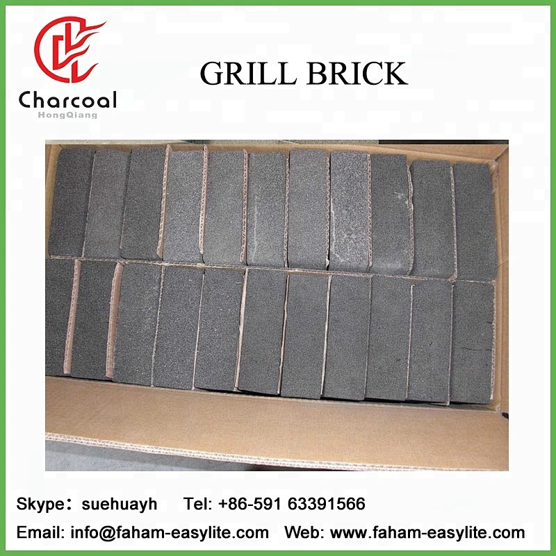 HQ Black BBQ Grill cleaning brick bbq grill