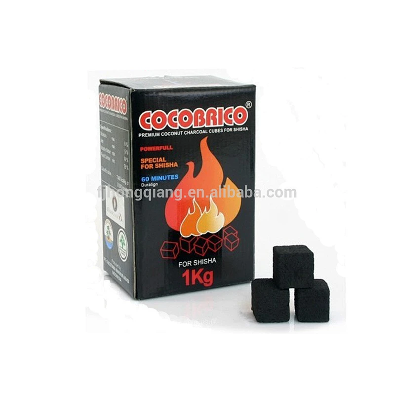 Hong Qiang hot cube charcoal price 7500kcal 100% pure cube charcoal cube charcoal for hookah