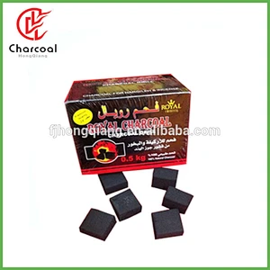 HongQiang Cube shisha coconut shell charcoal briquette for hoonkah