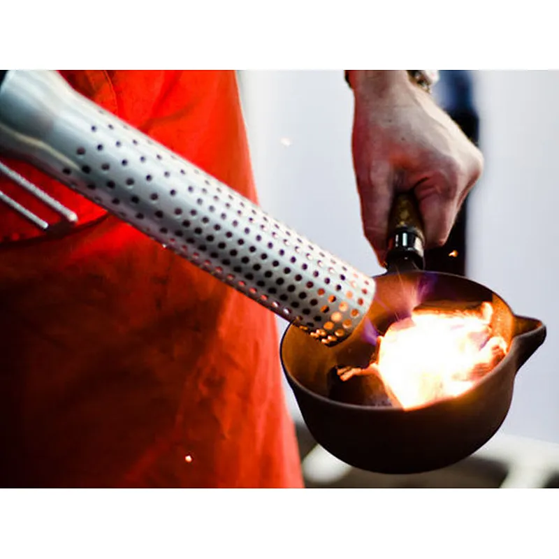 HQ-L105 HongQiang Electric BBQ Firepit Charcoal Lighter Starter Torch Windproof Spark Tools Long Lighter Starter