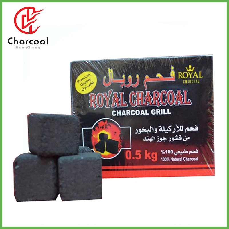 low coconut shell charcoal price, cubes charcoal for shisha/hookah