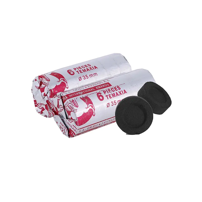 HQRM3501 HongQiang Hot Selling Instant Light Smokeless Round Charcoal Tablet For Incense