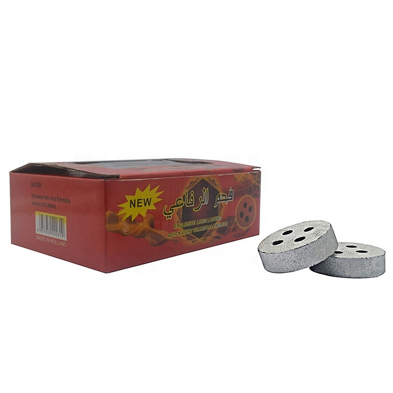 HQRM5020 Hong Qiang Quick Ignite 50mm Shisha rond charbon de bois