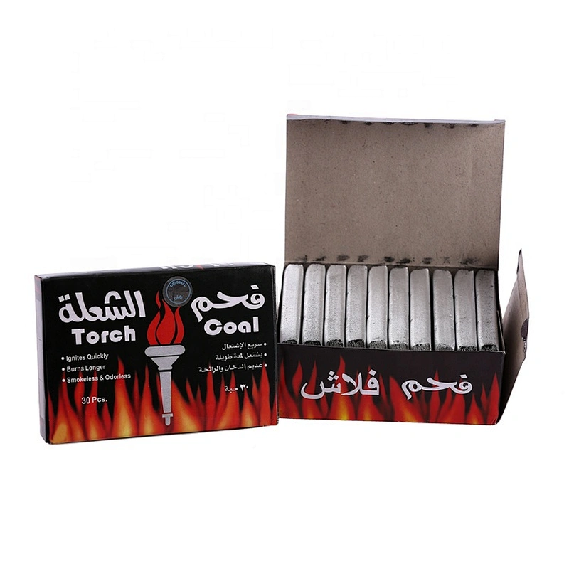 HQHS0030 Hong Qiang ecofriendly bamboo sliver shisha charcoal for sale
