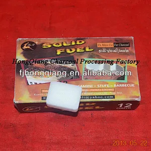 Hexamine white solid fuel lighting cubes firestarter good use for bbq charcoal