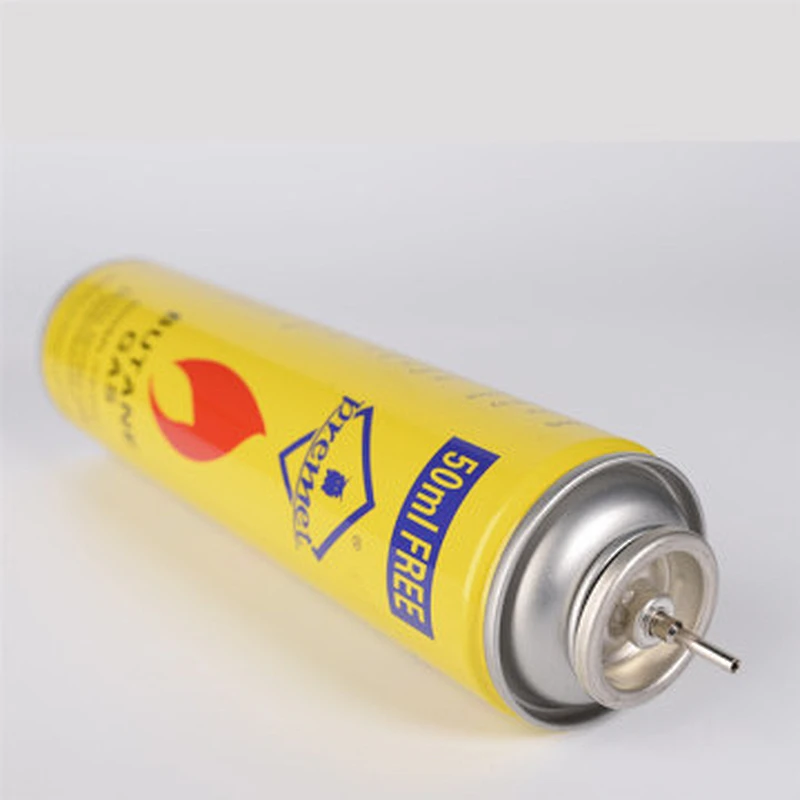 butane gas universal bottle and aerosol canister made