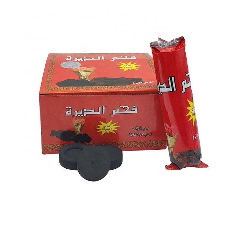 HQRM3380 HongQiang 33mm Insense coal Instant Light Charcoal Bakhoor Round charcoal