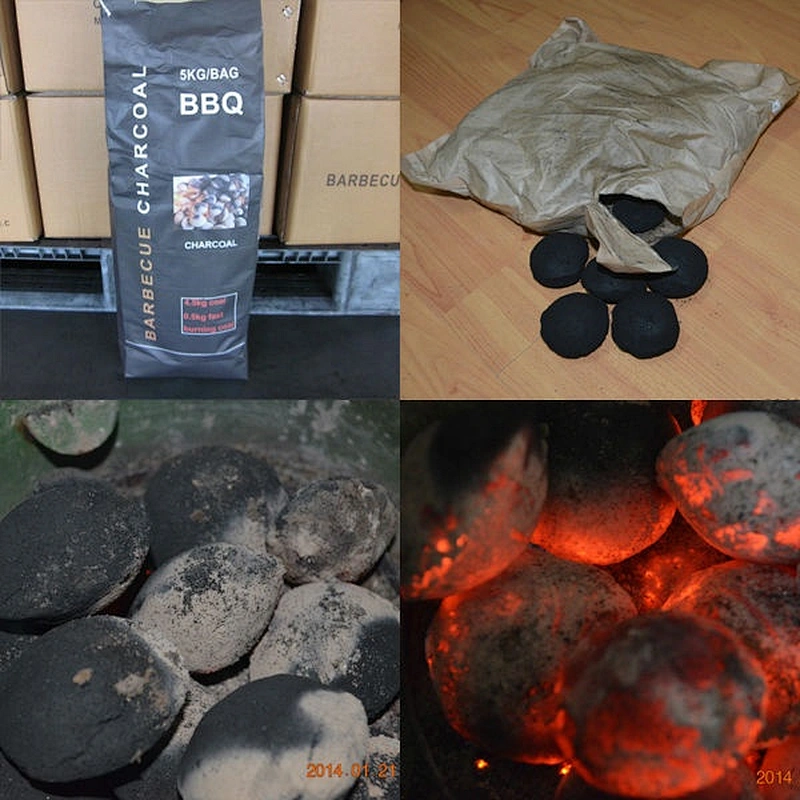 HQBQ0005 HQ Food Grade Pillow Shape BBQ Charcoal Briquette