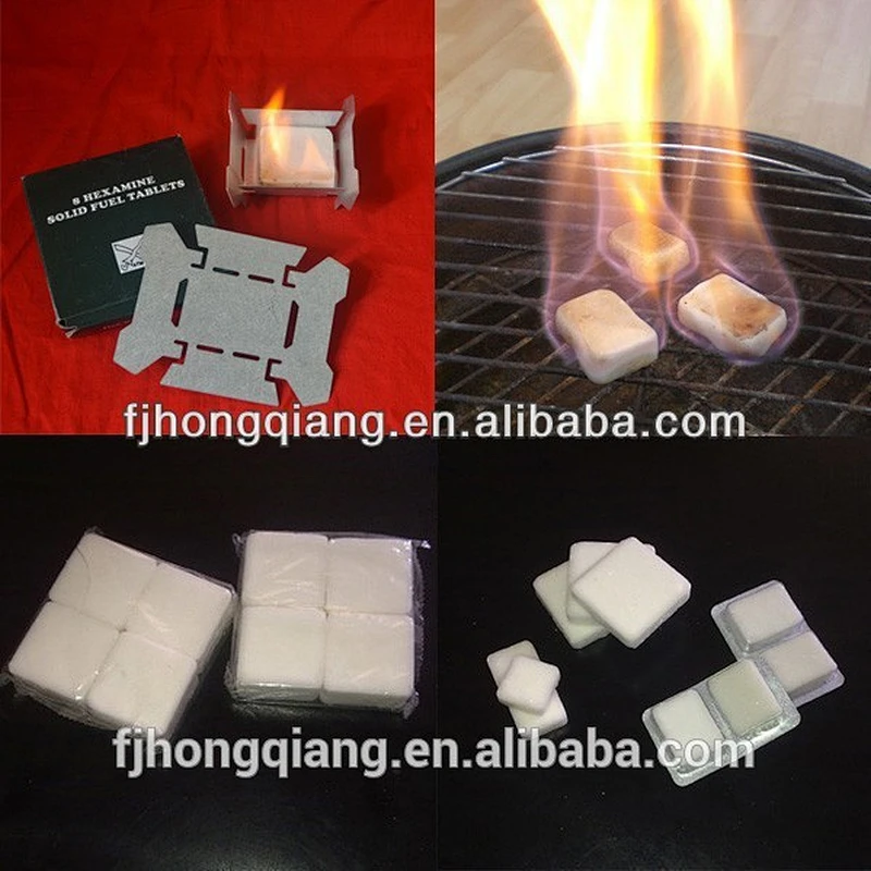 HQS-012 Hong Qiang low price hexamine solid fuel tablets for camping
