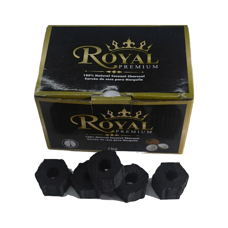 HQHC0025 Hongqiang Long Burning High Quality Bamboo Cutting Charcoal for Hookah