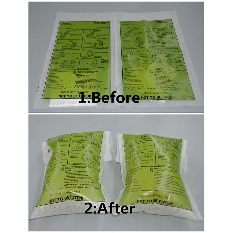 HQF-040 MRE Heater bag Flameless Ration Pack Heating Food for Food Container