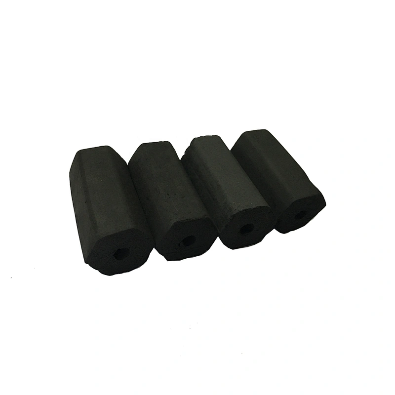 HQBQ0002 Hong Qiang Smokeless Bamboo Squarel Barbecue BBQ Charcoal for Restaurant