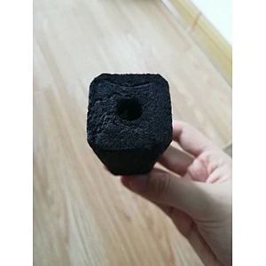 HQBQ0004 HongQiang White Ash Machine Made Charcoal Bamboo BBQ Charcoal