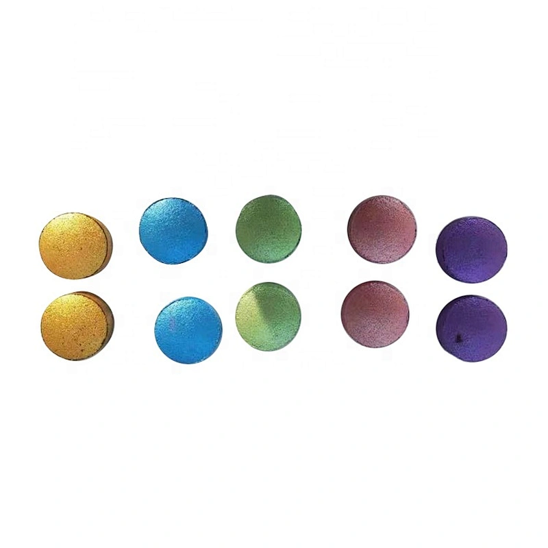 HQRM3380 HongQiang Wholesale Smokeless Colorful Charcoal Fast Burning Round Charcoal