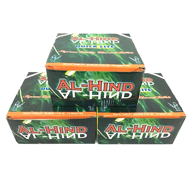 al-hind round hookah incense charcoal , hookah shisha charcoal basket