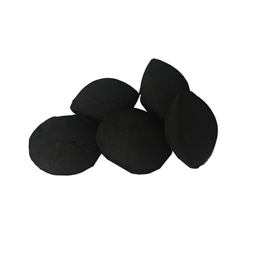 HongQiang high calorific bamboo charcoal pillow shape charcoal for bbq