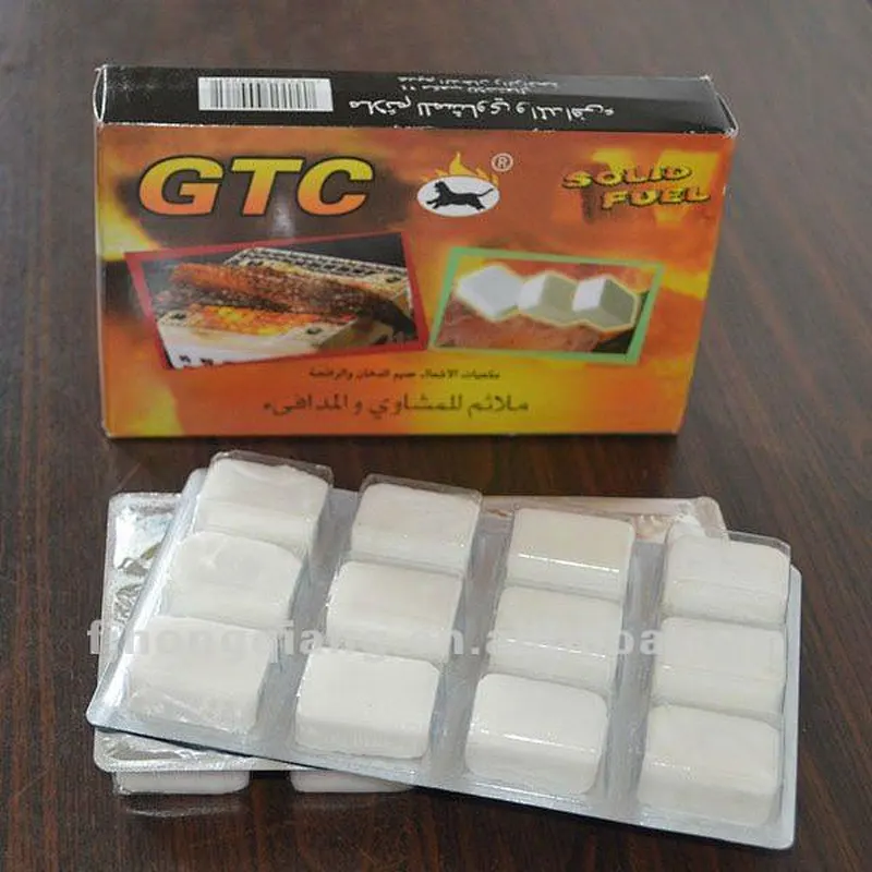 HongQiang NEW Style Eco-friendly easy ignite hexamine solid fuel tablets