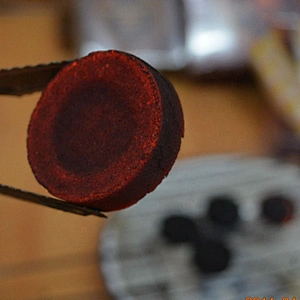 HQ low ash hookah bamboo powder silver round charcoal