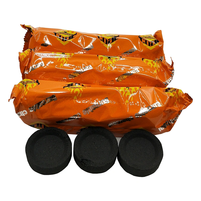 Hong Qiang Instant Ignite Round Shisha Hookah Charcoal