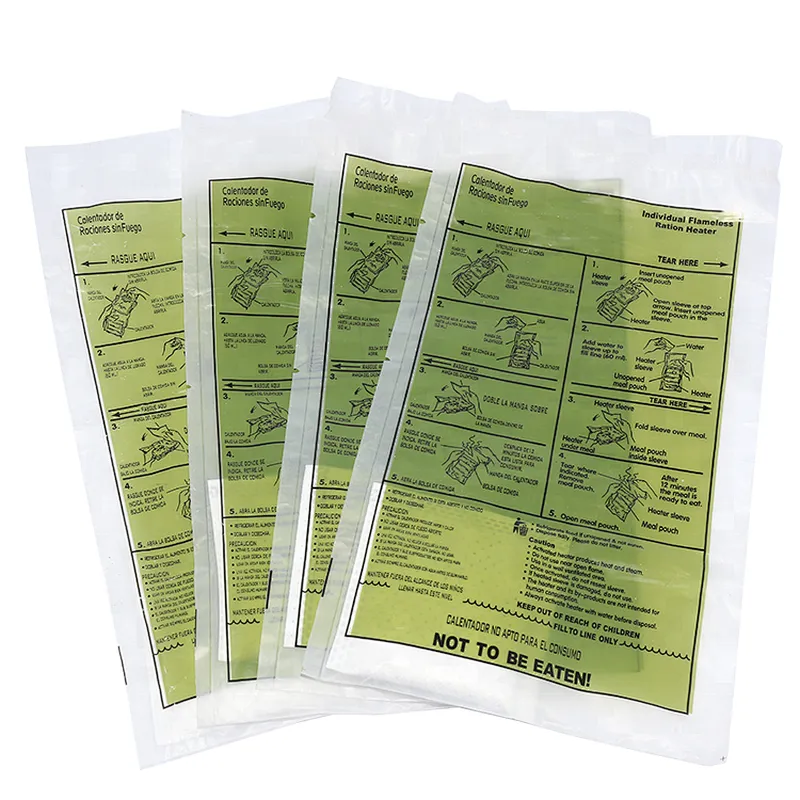 HQF-S01 HongQiang China Supplier Military MRE flameless ration heater bag