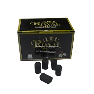 HQHF0025 HongQiang Bamboo Finger Charcoal hexagonal finger charcoal for Shisha Hookah