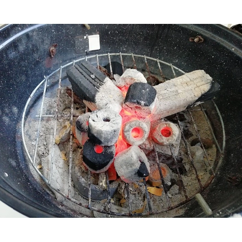 HQBQ0004 HQ Smokeless High Quality Square Shape Bamboo BBQ Charcoal