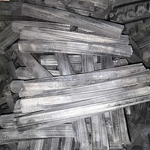 HQBQ0006 Hong Qiang Machine Made Hexagonal Barbecue Bamboo Wood Charcoal for Sale