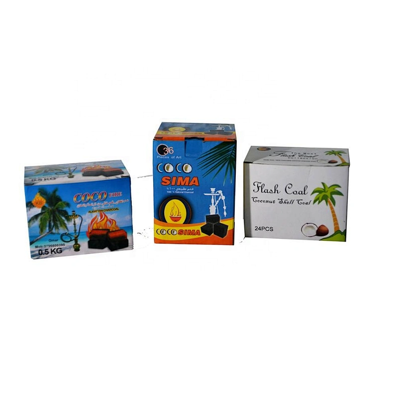Wholesale Coconut Shell Cocobrico Cubic Shisha Charcoal for Hookah