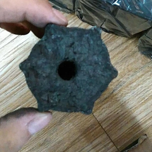 HQBQ0006 HQ Wholesale Wood Hexagonal Charcoal Briquette Price for BBQ