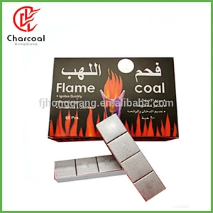 Hong Qiang China hookah Fast Delivery golden torch coal for incense and hookah ,  Bamboo silver charcoal