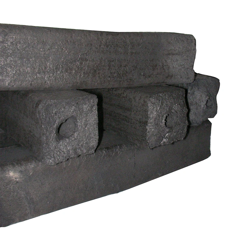 HongQiang High Calorific Value No-smoke No-taste Square Bamboo charcoal for BBQ