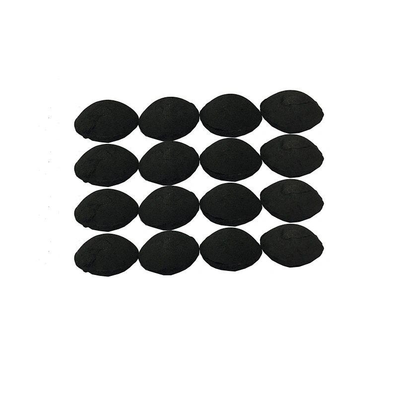Hongqiang Bamboo Briquette Pillow Round Shape BBQ Charcoal