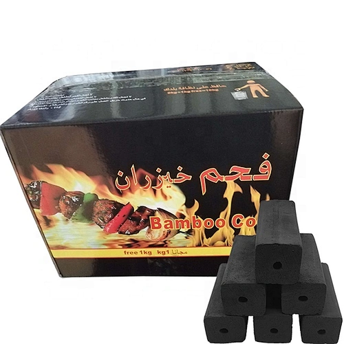HQBQ0002 Hongqiang High Purchase Rate Pure Compressed Bamboo BBQ Charcoal For Sale