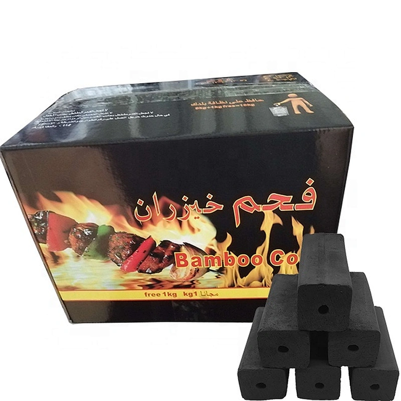 HQBQ0002 Hongqiang High Purchase Rate Pure Compressed Bamboo BBQ Charcoal For Sale