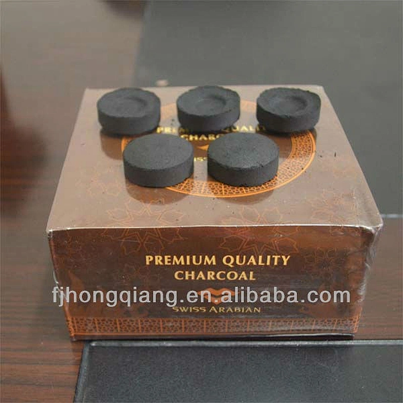 HQRM3380 HongQiang coal for shisha Instant Light Charcoal hookah Round Charcoal