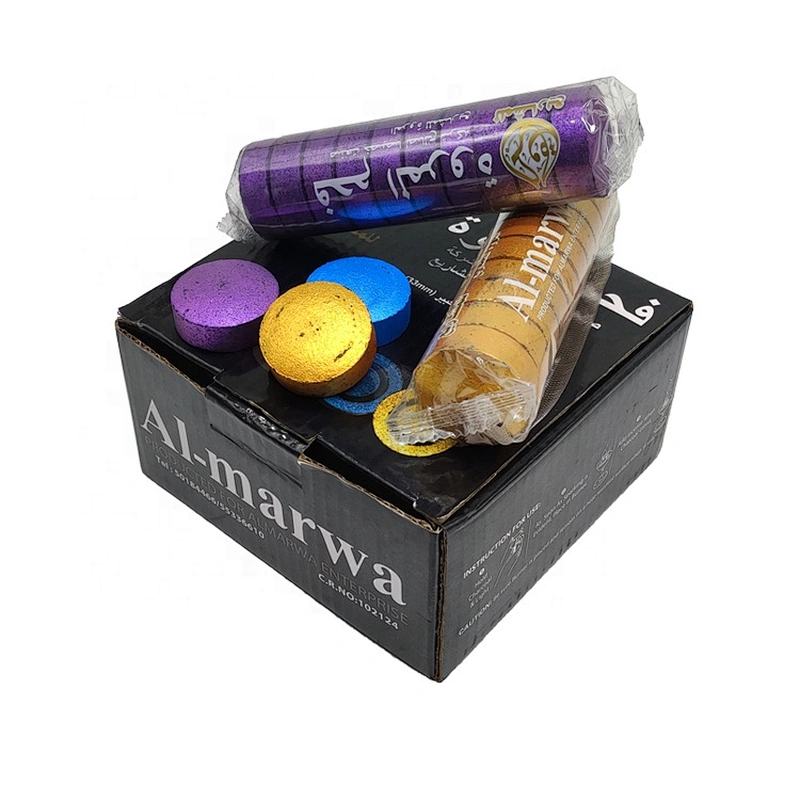 HQRM3380 HongQiang Hookah Charcoal Insense coal Quick burning Round Charcoal