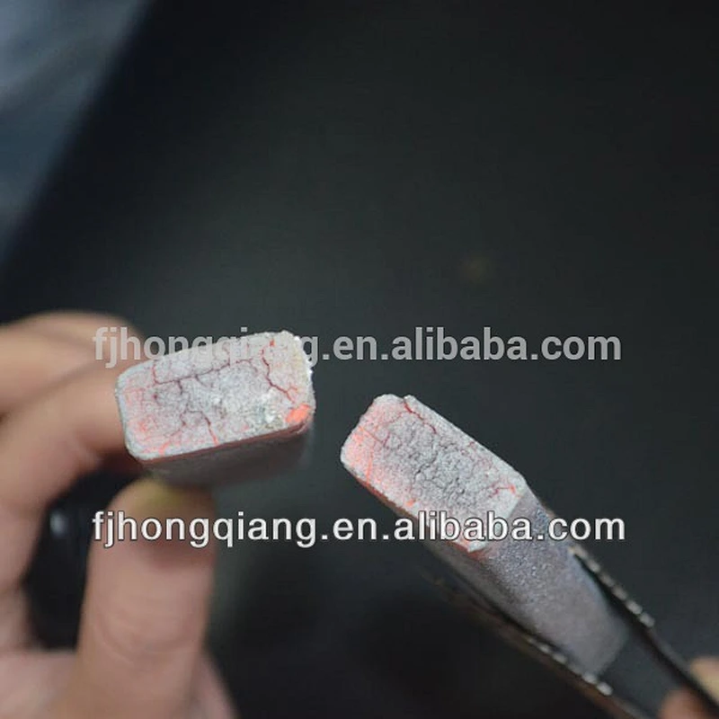 Hongqiang China Factory Bamboo Flame Coal Magic Coal Torch Coal for Shisha Hookah