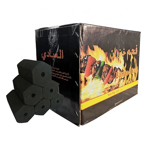 HQBQ0002 Hong Qiang Stick Briquette Bamboo Square BBQ Charcoal Cooking Coal Charcoal Briquette